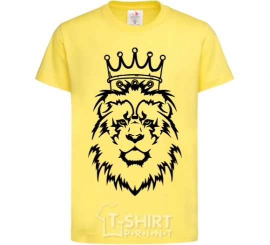 Детская футболка Лев король V.1 Лимонный фото