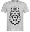Мужская футболка Лев король V.1 Серый фото