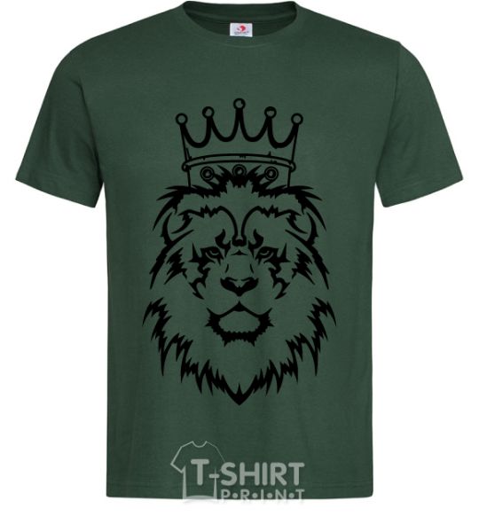 Мужская футболка Лев король V.1 Темно-зеленый фото