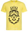 Мужская футболка Лев король V.1 Лимонный фото
