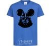 Kids T-shirt Darth Mouse royal-blue фото