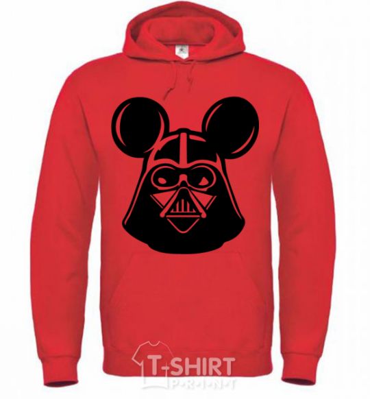 Men`s hoodie Darth Mouse bright-red фото