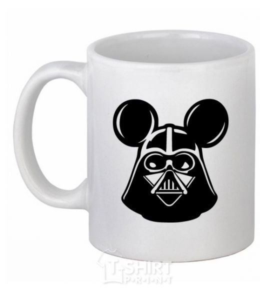 Ceramic mug Darth Mouse White фото