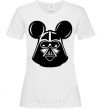 Women's T-shirt Darth Mouse White фото