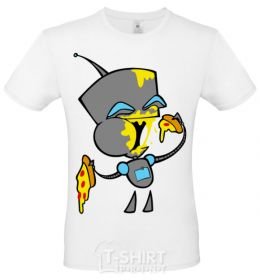 Мужская футболка PIZZA CAN'T BREAK MY HEART Белый фото