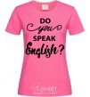 Women's T-shirt Do you speak english heliconia фото