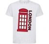 Kids T-shirt London White фото