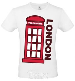 Мужская футболка Сердце Англия Белый фото