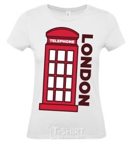 Женская футболка London Белый фото