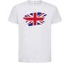 Kids T-shirt The flag of England White фото