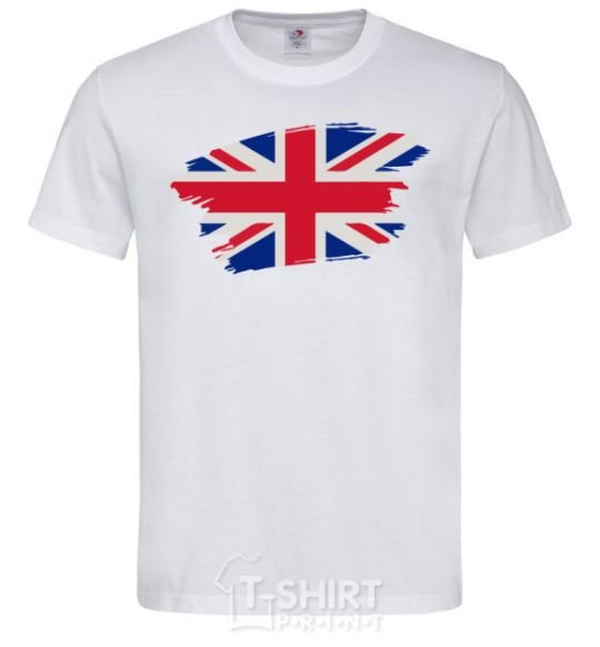Men's T-Shirt The flag of England White фото