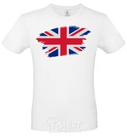 Мужская футболка Флаг Англии Белый фото