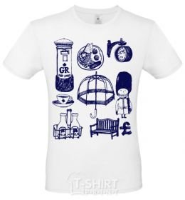 Мужская футболка Набор Англия Белый фото