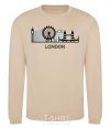 Sweatshirt London architecture sand фото