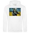 Men`s hoodie Defender White фото