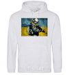 Men`s hoodie Defender sport-grey фото