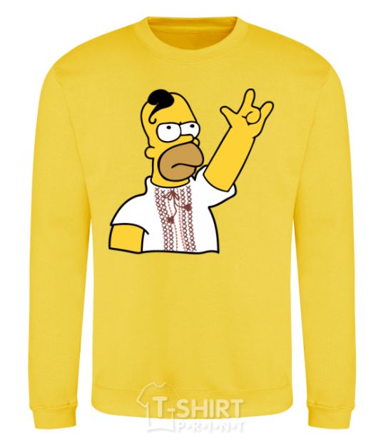 Sweatshirt Сімпсон українець yellow фото