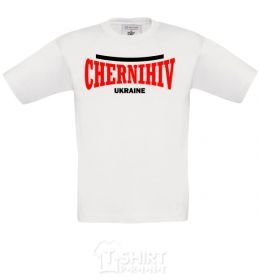 Kids T-shirt Chernihiv city White фото