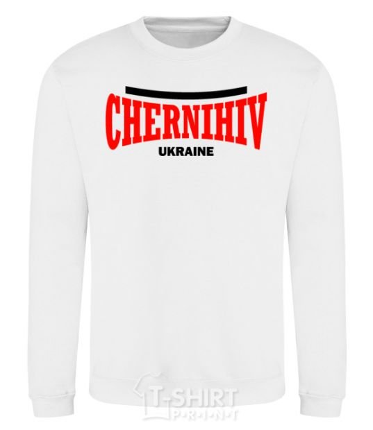 Sweatshirt Chernihiv Ukraine White фото