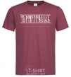 Men's T-Shirt Chernihivets burgundy фото