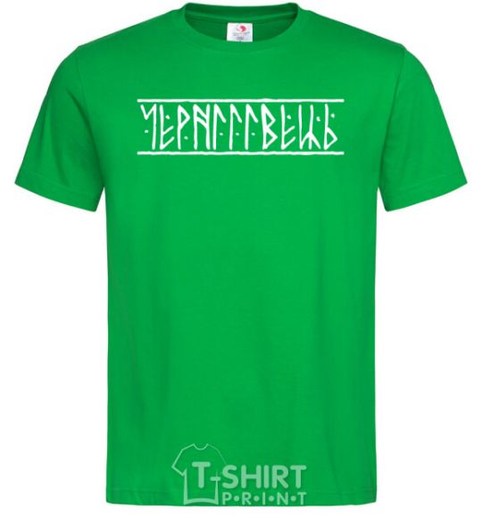 Мужская футболка Чернігівець Зеленый фото