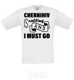 Kids T-shirt Chernihiv city White фото