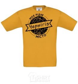 Kids T-shirt My hometown Chernihiv cornsilk фото
