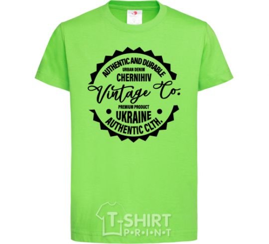 Kids T-shirt Chernihiv Vintage Co orchid-green фото