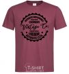 Men's T-Shirt Chernihiv Vintage Co burgundy фото