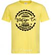 Мужская футболка Chernihiv Vintage Co Лимонный фото