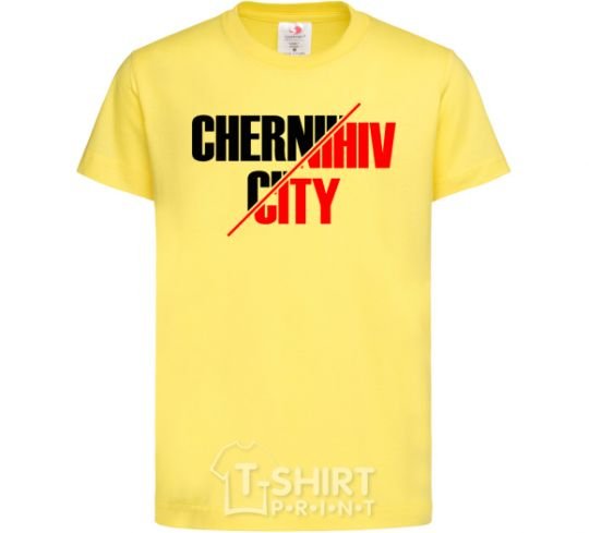 Kids T-shirt Chernihiv city cornsilk фото