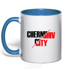 Mug with a colored handle