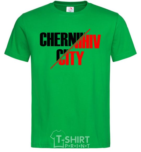 Мужская футболка Chernihiv city Зеленый фото