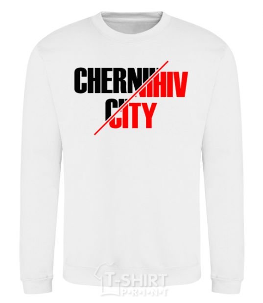 Sweatshirt Chernihiv city White фото