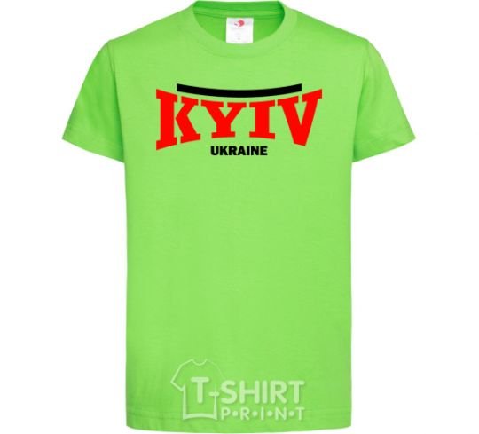 Kids T-shirt Kyiv Ukraine orchid-green фото