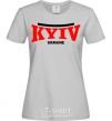 Women's T-shirt Kyiv Ukraine grey фото