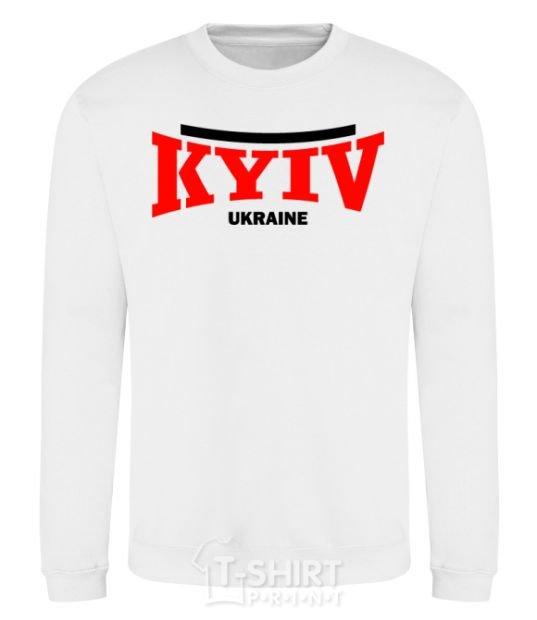 Sweatshirt Kyiv Ukraine White фото
