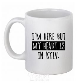 Ceramic mug Kyїv White фото