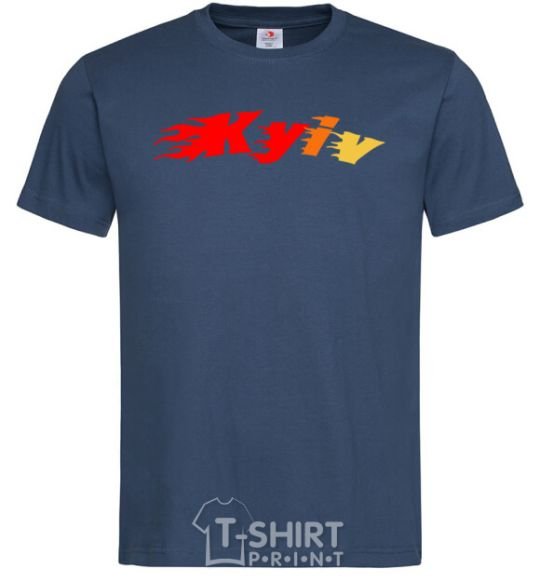 Men's T-Shirt Fire Kyiv navy-blue фото