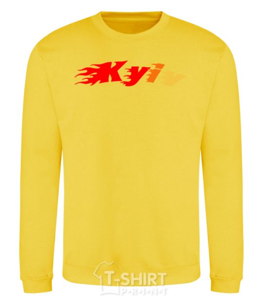 Sweatshirt Fire Kyiv yellow фото