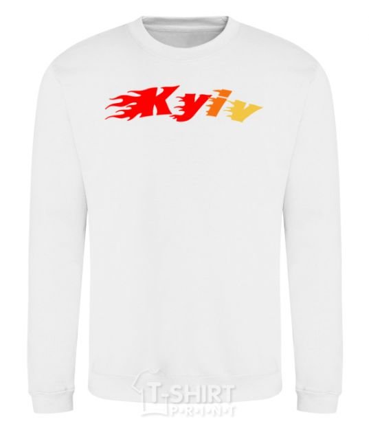 Sweatshirt Fire Kyiv White фото