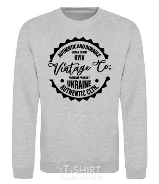 Sweatshirt Kyiv Vintage Co sport-grey фото