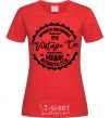 Women's T-shirt Kyiv Vintage Co red фото