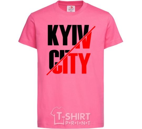 Kids T-shirt Kyiv city heliconia фото