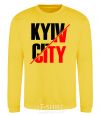 Sweatshirt Kyiv city yellow фото