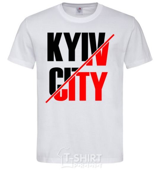 Men's T-Shirt Kyiv city White фото