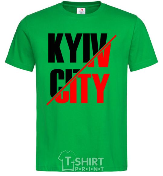 Men's T-Shirt Kyiv city kelly-green фото