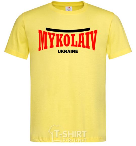 Men's T-Shirt Mykolaiv Ukraine cornsilk фото