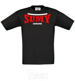 Kids T-shirt Sumy Ukraine black фото