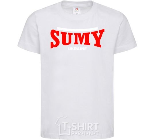 Детская футболка Sumy Ukraine Белый фото